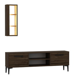 Hanah Home Soporte para TV Bien - Walnut